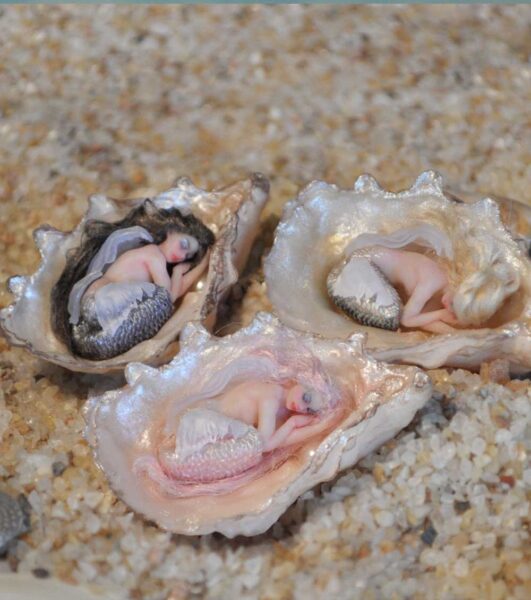 Series 5B FITA Mermaid Sleeping in Oyster Shell